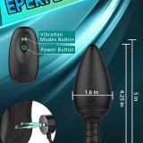 Buy 6 Modes Rechargeable Vibrating Butt Plug in India