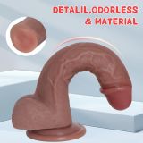 Buy 7.8 Inch Strong Suction Realistic Silicone Dildo in India