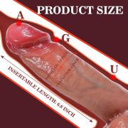 Buy 8.7'' Realistic Big Thick Dildo in India