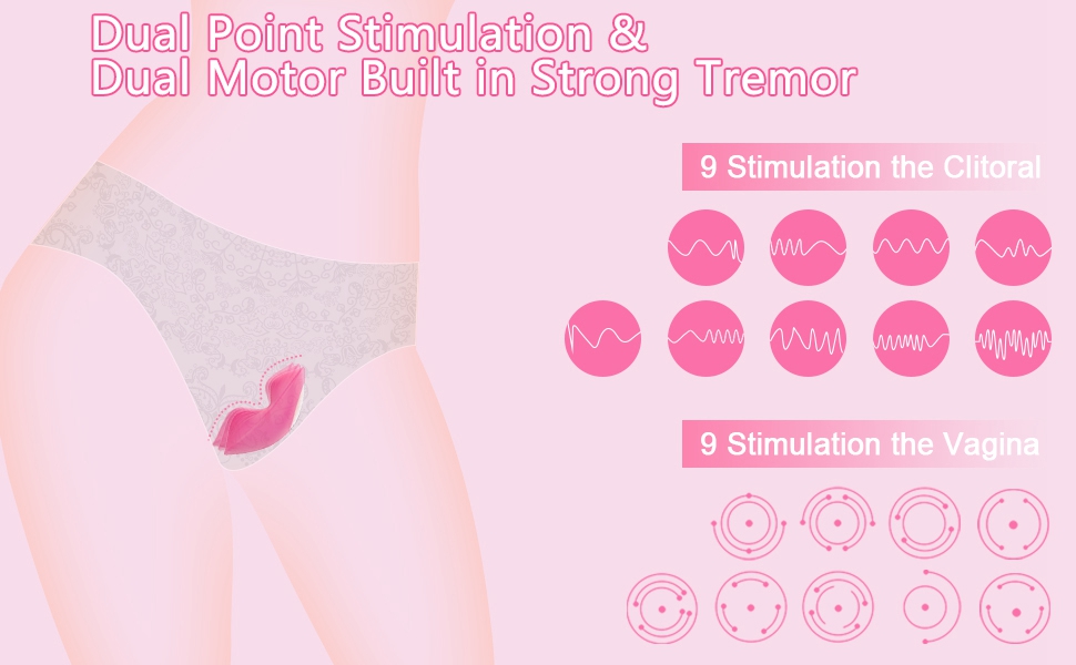 Buy 9 Vibration Clitoral Vibrating Panty in India